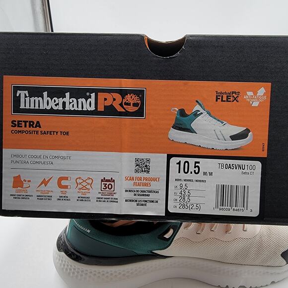 Timberland Pro Setra Composite Toe Teal/White Sz 10.5M TB0A5VNU100 main image 8